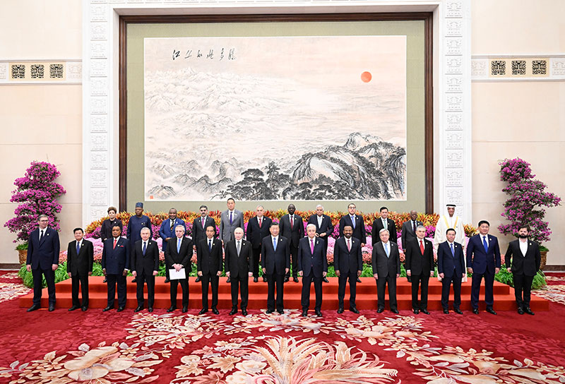 习近平出席第三届“一带一路”国际合作高峰论坛开幕式并发表主旨演讲(图3)